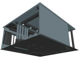 Living Room 3D Model preview
