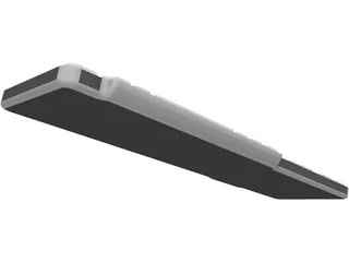 Dell Keyboard 3D Model preview