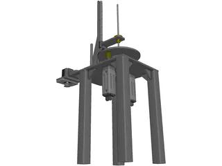 Auto Welding Table 3D Model preview