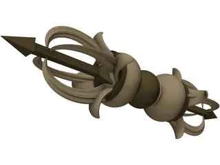 Vajra (Dorje) 3D Model preview