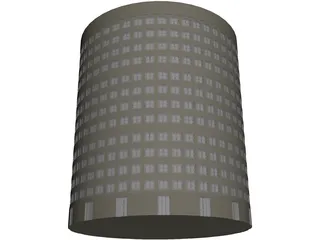 Industrial Building 3D Model preview