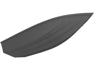 Racing Boat 3D Model preview