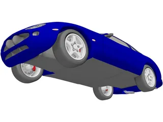 Jaguar XKR 3D Model preview
