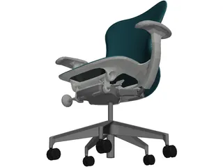 Mirra Chair 3D Model preview