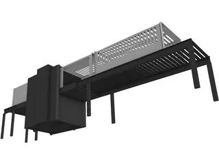 Airport Xray Scanner 3D Model preview