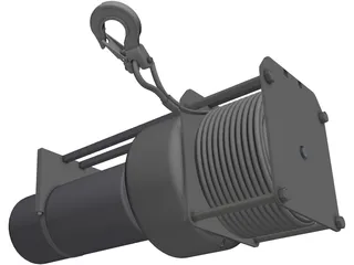 Winch 3D Model preview
