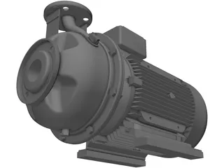 Xylem Pump 3D Model preview