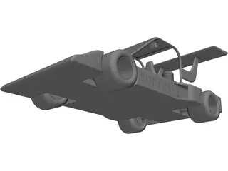 Superfly Go Kart 3D Model preview