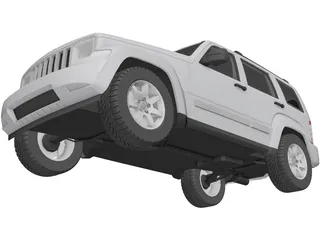 Jeep Cherokee (2008) 3D Model preview