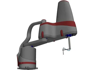 Scara Robot 3D Model preview