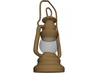 Ramadan Lantern Old 3D Model preview
