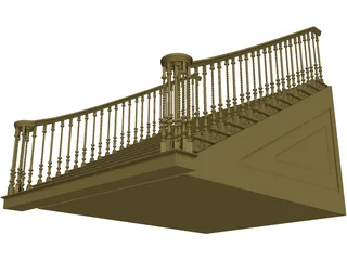 Stair 3D Model preview