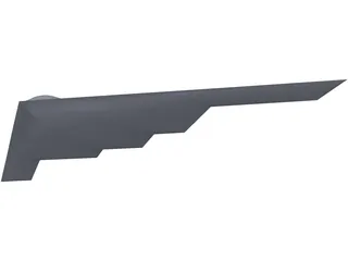 B-2 Spirit Bomber 3D Model preview