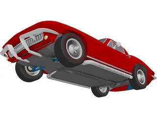 Chevrolet Corvette Stingray (1965) 3D Model preview
