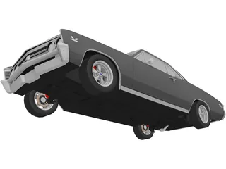 Chevrolet Chevelle SS (1967) 3D Model preview