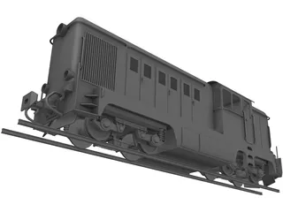 Romanian Narrow Gauge Diesel Locomotive 3D Model preview