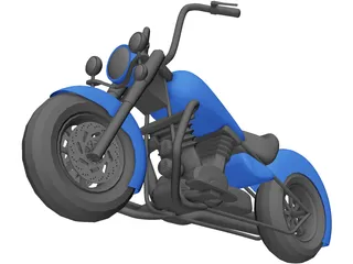 Chopper 3D Model preview
