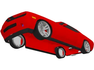 Dodge Challenger 3D Model preview