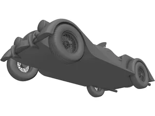 Morgan Plus 4 3D Model preview