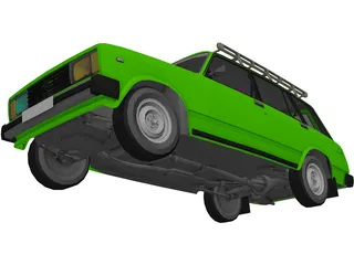 VAZ 2104 3D Model preview