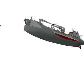 Rosaria Cement Ship 3D Model preview