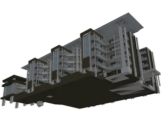 Building Office 3D Model preview
