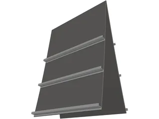 Postcard Holder 3D Model preview