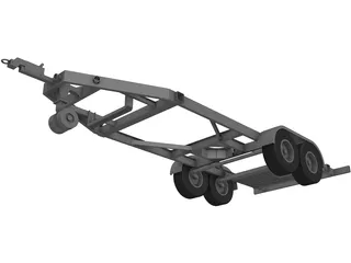 Trailer 3D Model preview