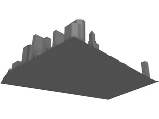 Minneapolis Washington Square 3D Model preview