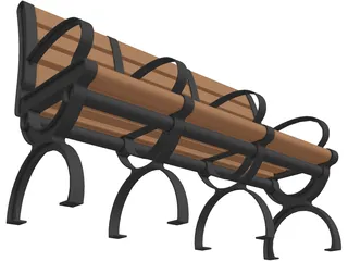 Bench 3D Model preview