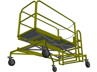 B4 Maintenance Stand 3D Model preview