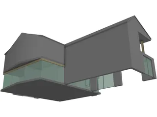 Modern House 3D Model preview