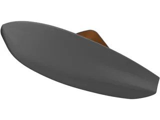 Delfin Fiber-Glass Boat 3D Model preview