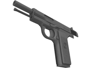 Zastava M57 3D Model preview