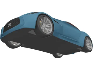 Infiniti Essence Concept (2009) 3D Model preview