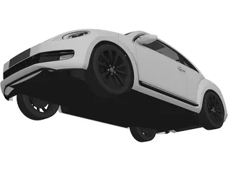 Volkswagen Beetle (2012) 3D Model preview