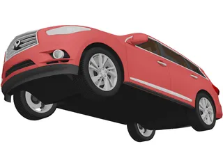 Infiniti JX35 (2013) 3D Model preview