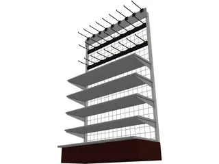 Mesh Shelf 3D Model preview