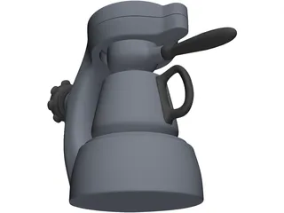 Atomic Coffee Maker 3D Model preview