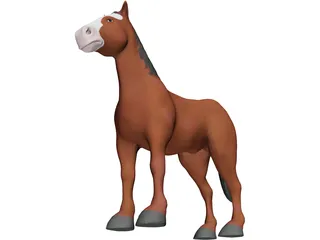 Horse 3D Model preview