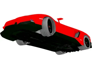 Lamborghini Aventador J Roadster (2012) 3D Model preview