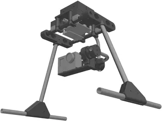 Gimbal for GoPro3 3D Model preview