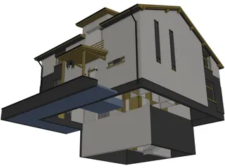 House Private 3D Model preview