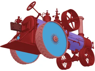 Tractor 3D Model preview