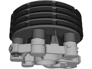 Brake Assembly Boeing 3D Model preview