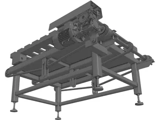 Pallet Dispenser 3D Model preview