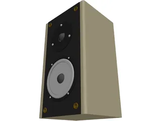 Speaker 3D Model preview