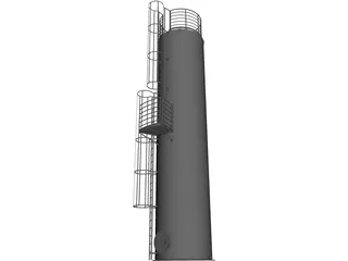 Water Tank 3D Model preview