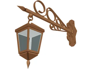 Light Candle Wall Mounted 3D Model preview