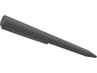 Slim Line Pen 3D Model preview